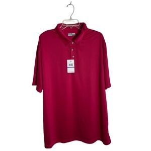 Men’s Links Edition Cherries Jubilee Performance Golf Apparel Polo Shirt…